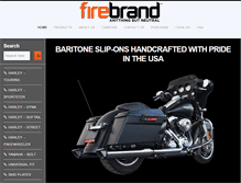 Tablet Screenshot of firebrandmotorcycle.com